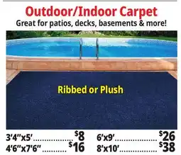 Ocean State Job Lot Outdoor/Indoor Carpet offer