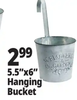 Ocean State Job Lot Galvanized Hanging Steel Bucket offer