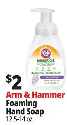 Ocean State Job Lot Arm & Hammer Foaming Hand Soap offer