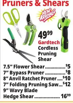 Ocean State Job Lot Gardtech Cordless Pruning Shear offer