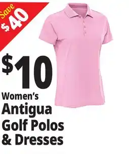 Ocean State Job Lot Women's Antigua Golf Polos & Dresses offer