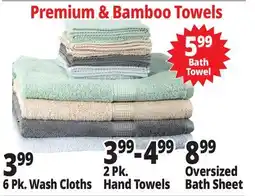 Ocean State Job Lot Premium & Bamboo Towels offer