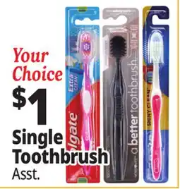 Ocean State Job Lot Colgate Extra Clean Medium Toothbrush offer