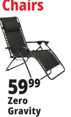 Ocean State Job Lot Oxford Cloth Zero Gravity Chair offer