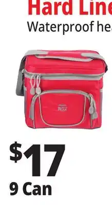 Ocean State Job Lot North Peak 9-Can Hardliner Cooler Red offer