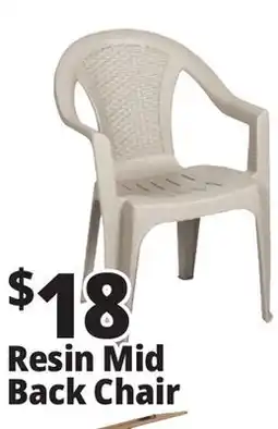 Ocean State Job Lot Resin Mid Back Chair offer