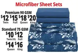 Ocean State Job Lot Microfiber Sheet Sets offer