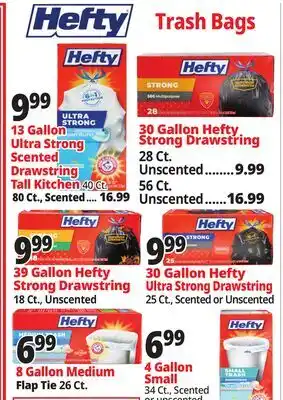 Ocean State Job Lot Hefty Trash Bags offer