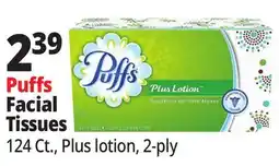 Ocean State Job Lot PUFFS Plus Lotion Face Tissues 124 Count offer