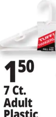 Ocean State Job Lot TUFF! White Shirt Hangers 7 Count offer