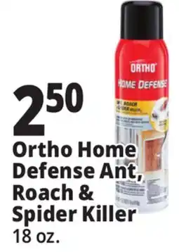 Ocean State Job Lot Ortho Home Defence Ant Roach & Spider Killer 18 oz offer