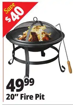 Ocean State Job Lot Firepit Cauldron 30 offer