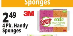 Ocean State Job Lot 4 Pk. Handy Sponges offer