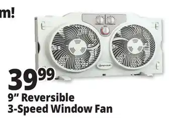 Ocean State Job Lot 9 Reversible 3-Speed Window Fan offer