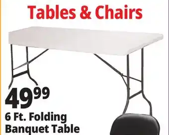 Ocean State Job Lot 6 Ft. Folding Banquet Table offer