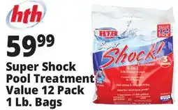 Ocean State Job Lot HTH Super Shock Pool Shock Treatment 12 Count offer