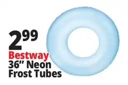 Ocean State Job Lot Bestway 36 Neon Frost Tubes offer