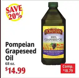 Ocean State Job Lot Pompeian Grapeseed Oil offer