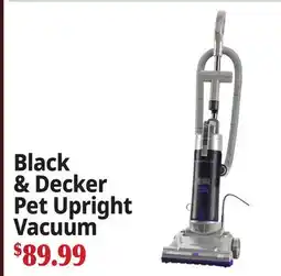 Ocean State Job Lot Black & Decker Pet Upright Vacuum offer
