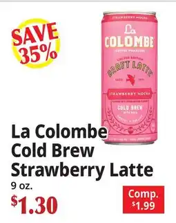 Ocean State Job Lot La Colombe Cold Brew Strawberry Latte offer