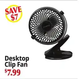 Ocean State Job Lot Desktop Clip Fan offer