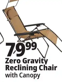 Ocean State Job Lot Zero Gravity Reclining Chair offer