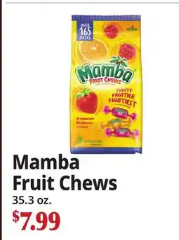 Ocean State Job Lot Mamba Fruit Chews offer