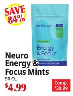 Ocean State Job Lot Neuro Energy & Focus Mints offer