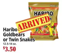 Ocean State Job Lot Haribo Goldbears or Twin Snakes offer