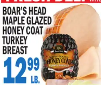 C Town BOAR'S HEAD MAPLE GLAZED HONEY COAT TURKEY BREAST offer
