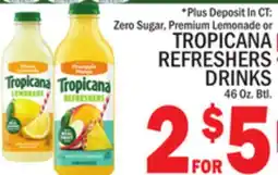 C Town TROPICANA REFRESHERS DRINKS offer