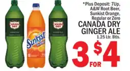 C Town CANADA DRY GINGER ALE offer