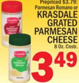 C Town KRASDALE GRATED PARMESAN CHEESE offer