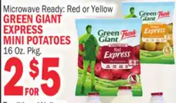 C Town GREEN GIANT EXPRESS MINI POTATOES offer