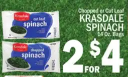 C Town KRASDALE SPINACH offer