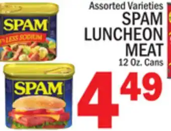 C Town SPAM LUNCHEON MEAT offer