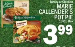 C Town MARIE CALLENDER'S POT PIE offer