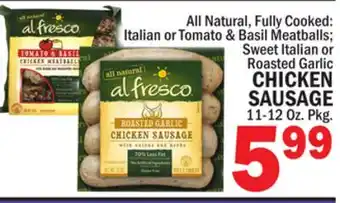 C Town CHICKEN SAUSAGE offer