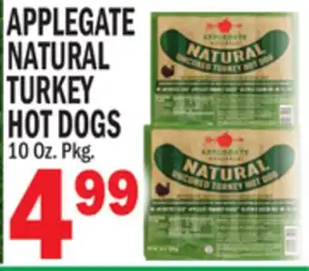 C Town APPLEGATE NATURAL TURKEY HOT DOGS offer