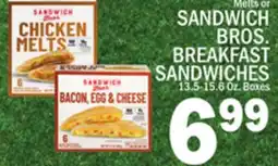 C Town SANDWICH BROS. BREAKFAST SANDWICHES offer