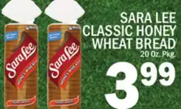 C Town SARA LEE CLASSIC HONEY WHEAT BREAD offer