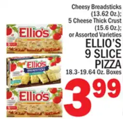 C Town ELLIO'S 9 SLICE PIZZA offer