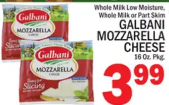 C Town GALBANI MOZZARELLA CHEESE offer