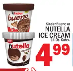 C Town NUTELLA ICE CREAM offer