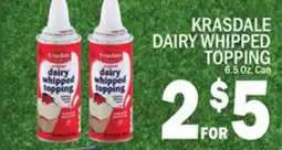 C Town KRASDALE DAIRY WHIPPED TOPPING offer