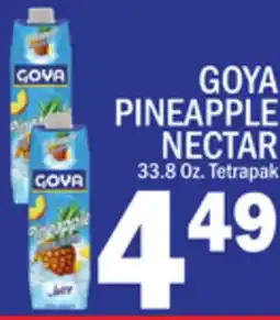 C Town GOYA PINEAPPLE NECTAR offer