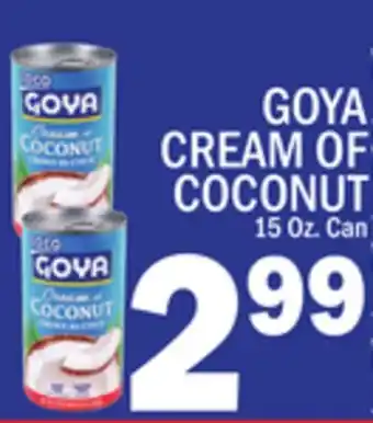 C Town GOYA CREAM OF COCONUT offer