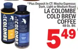 C Town LA COLOMBE COLD BREW COFFEE offer