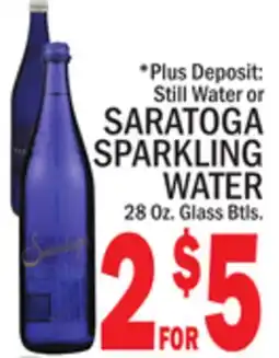 C Town SARATOGA SPARKLING WATER offer