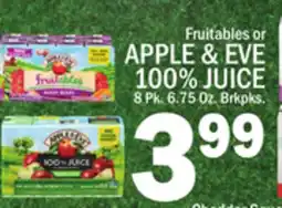 C Town APPLE & EVE 100% JUICE offer